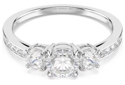 Swarovski Attract Trilogy SW5656289 5656290 Silver Ring