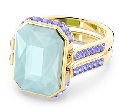 Кольцо Swarovski Orbita SW5640249 5640250, золотистое
