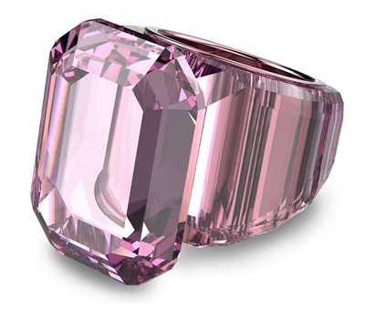 Swarovski Lucent SW5607361 Pink Cocktail Ring
