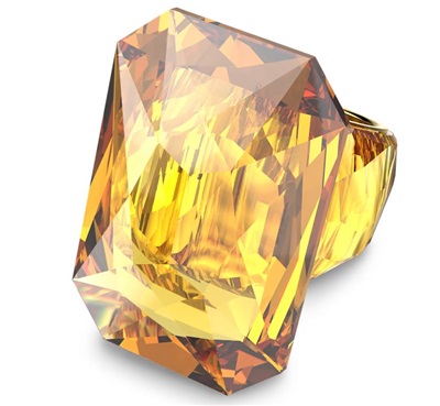 Swarovski Lucent SW5607357 — жёлтое коктейльное кольцо