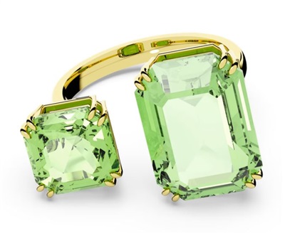 Swarovski Millenia SW5619628 5619629, зелёное кольцо
