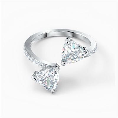 Swarovski Attract Soul SW5535192 5535193 Кольцо серебристого цвета