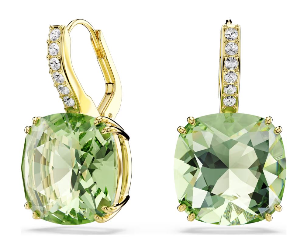 Серьги-подвески Swarovski Millenia SW5764822, зелёные