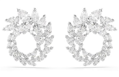 Swarovski Mesmera:pe Small Hoops 5748008 Silver Earrings