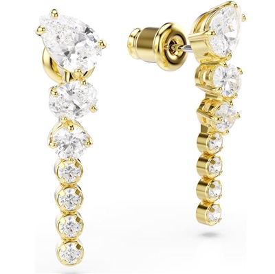 Swarovski Mesmera 5747936, золотистые серьги