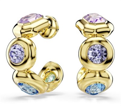 Swarovski Gema hoop earrings SW5737444 Gold
