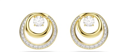 Swarovski Hyperbola SW5740407 Gold Stud Earrings