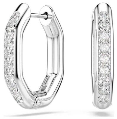 Серьги-кольца Swarovski Dextera SW5724585, белые