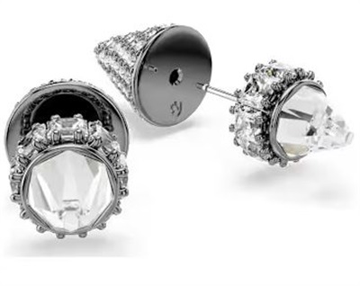 Swarovski Sublima düğme Küpeler SW5723185 Beyaz