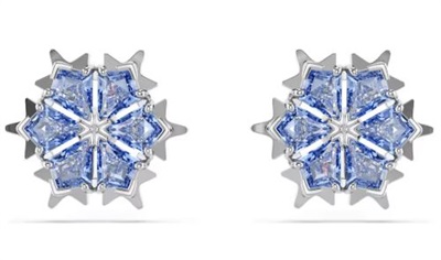 Swarovski Magic düğme Küpeler SW5734242 Mavi