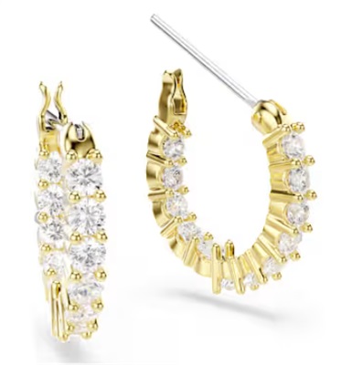 Серьги Swarovski Matrix Tennis SW5733398, розовое золото