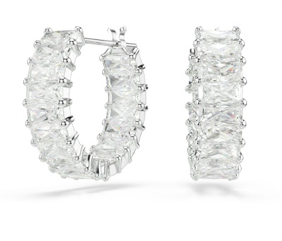 Swarovski Matrix halka küpeler SW5733397 Gümüş