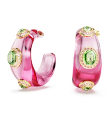Swarovski Dulcis hoop earrings SW5719112 Küpe Pembe