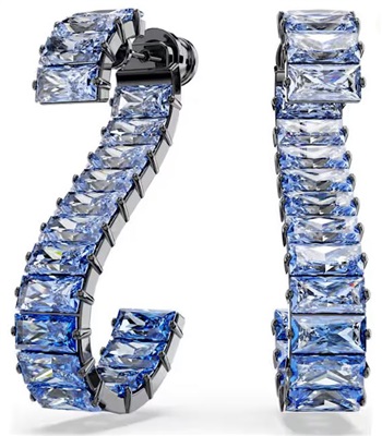 Swarovski Matrix drop earrings SW5705780 Küpe Mavi