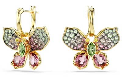 Swarovski Idyllia SW5709953 Gold-Tone Drop Earrings