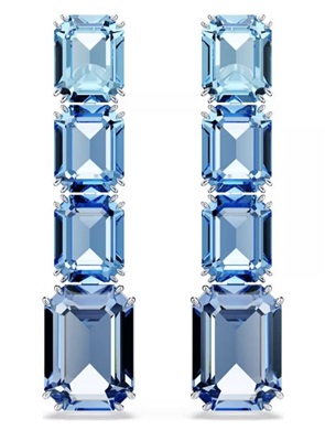 Swarovski Millenia drop earrings SW5696516 Küpe Mavi