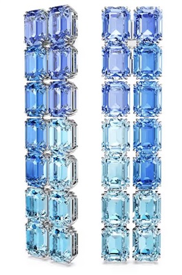 Swarovski Millenia SW5696517 Blue Clip Earrings