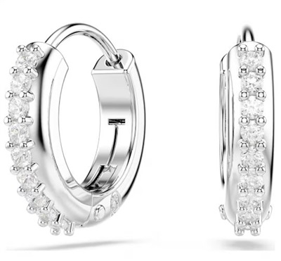 Серьги-кольца Swarovski Matrix SW5690670, серебристые