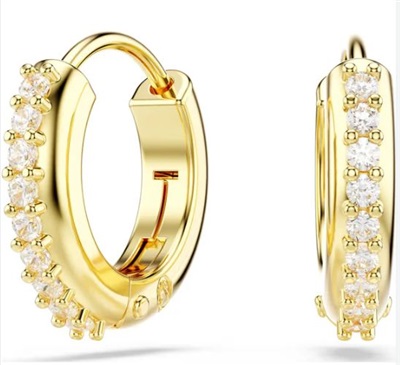 Серьги-кольца Swarovski Matrix SW5697228, золотистые