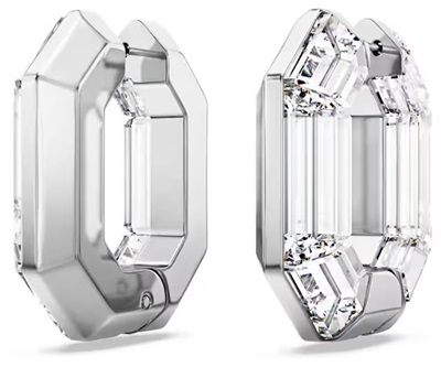 Swarovski Lucent SW5696289, серебристые серьги-кольца