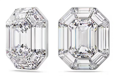 Swarovski Lucent SW5698525 Silver Clip Earrings