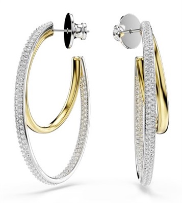 Swarovski Hyperbola hoop earrings SW5702400 Küpe Gümüş/altın