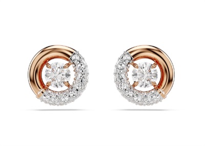Swarovski Dextera SW5692258 Rose Gold Stud Earrings