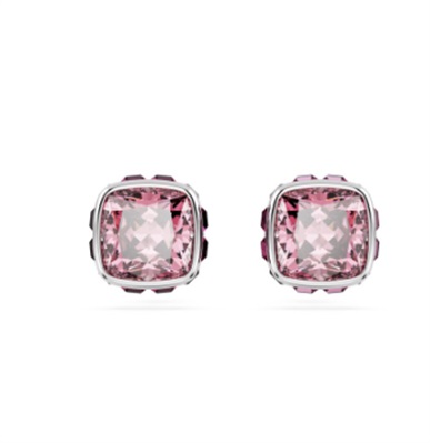 Swarovski Birthstone SW5661960, розовые серьги-гвоздики