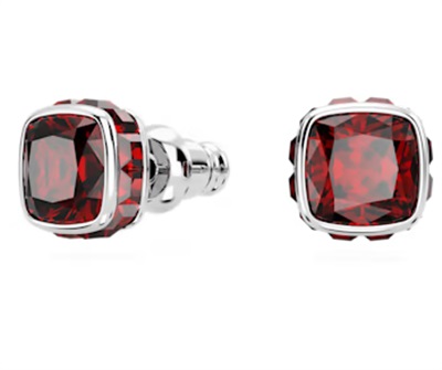 Swarovski Birthstone January SW5660798 Red Stud Earrings