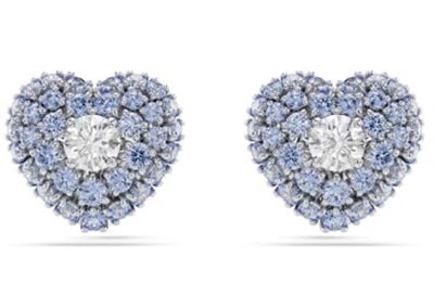 Swarovski Hyperbola Heart SW5683576 Silver Stud Earrings