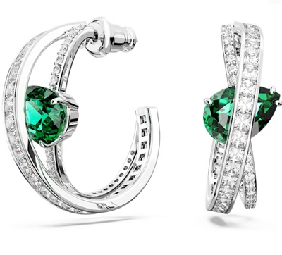 Swarovski Hyperbola hoop earrings SW5665334 Küpe Gümüş