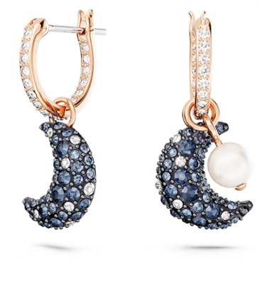Swarovski Luna drop earrings SW5671569 Küpe Rose Gold