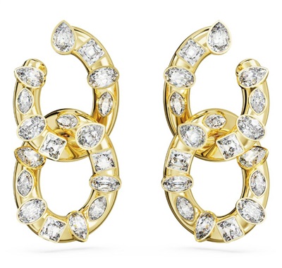 Swarovski Dextera Pierced Earrings SW5663263, золотистые серьги