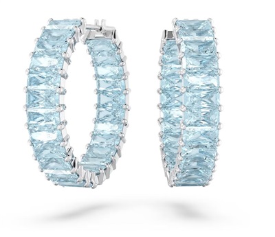 Серьги-кольца Swarovski Matrix SW5659037, синие