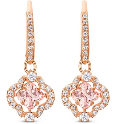 Swarovski SS Sparkling Dance Pierced Earrings SW5604198 Küpe Rose Gold