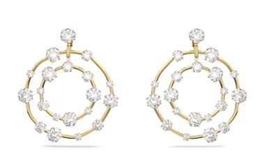Swarovski Constella clip earrings SW5635362 Küpe Altın