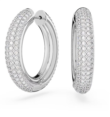 Серьги-кольца Swarovski Dextera Medium SW5651392, серебристые