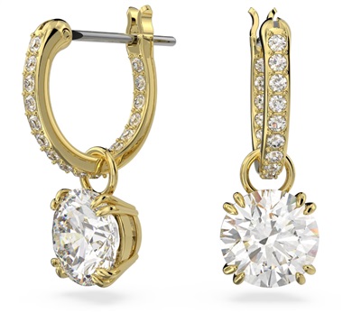 Swarovski Constella SW5638802 — золотистые серьги-подвески