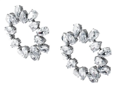 Swarovski Millenia Pierced Earrings Circle SW5601509 Silver