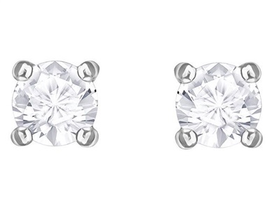 Swarovski Attract Pierced Earrings Round SW5408436 Küpe Gümüş