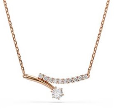 Swarovski Matrix:necklace Crash 5763823 Rose Gold Necklace