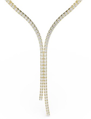 Swarovski Matrix:tn Y 5750601 Gold Necklace