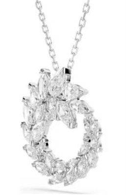 Swarovski Mesmera:pend Circular 5759837 Silver Necklace