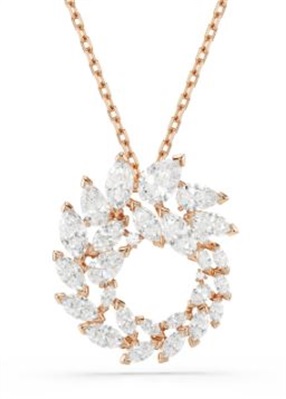 Swarovski Mesmera:pend Circular 5764188 Kolye Rose Gold