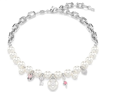 Swarovski Idyllia:all Ard Pink 5749601 Kolye Gümüş