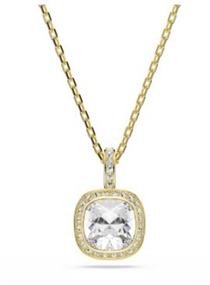 Swarovski Una:pend Cushion 5764761 Kolye Altın