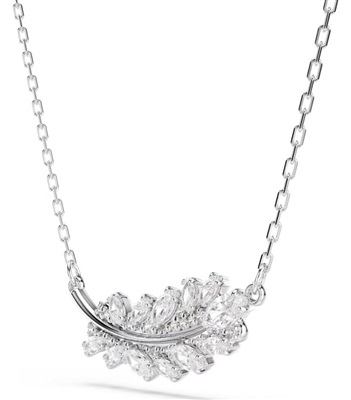 Swarovski Vienna:pend Feather 5756111 Silver Necklace