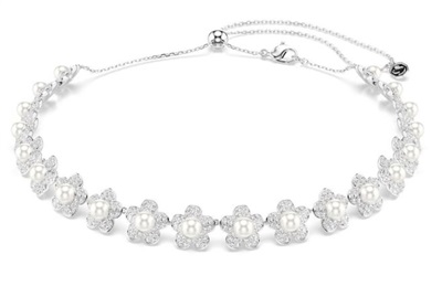 Swarovski 2026 Capsule:choker Prl White/rhs 5751250 Kolye Gümüş