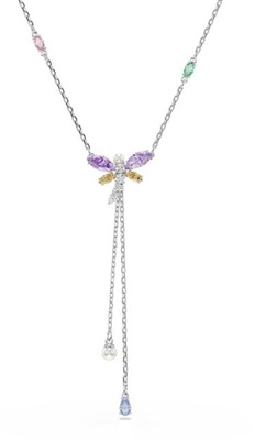 Swarovski 2026 Capsule 5749183 Y Motif Mul/rhs Necklace, Silver