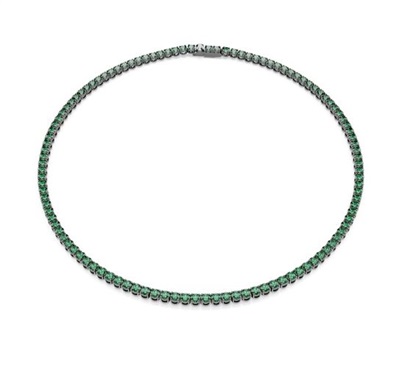Swarovski Matrix Tennis SW5743472 5743471, зелёное колье